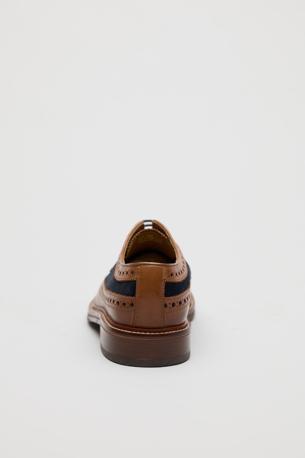 Tan Navy Suede