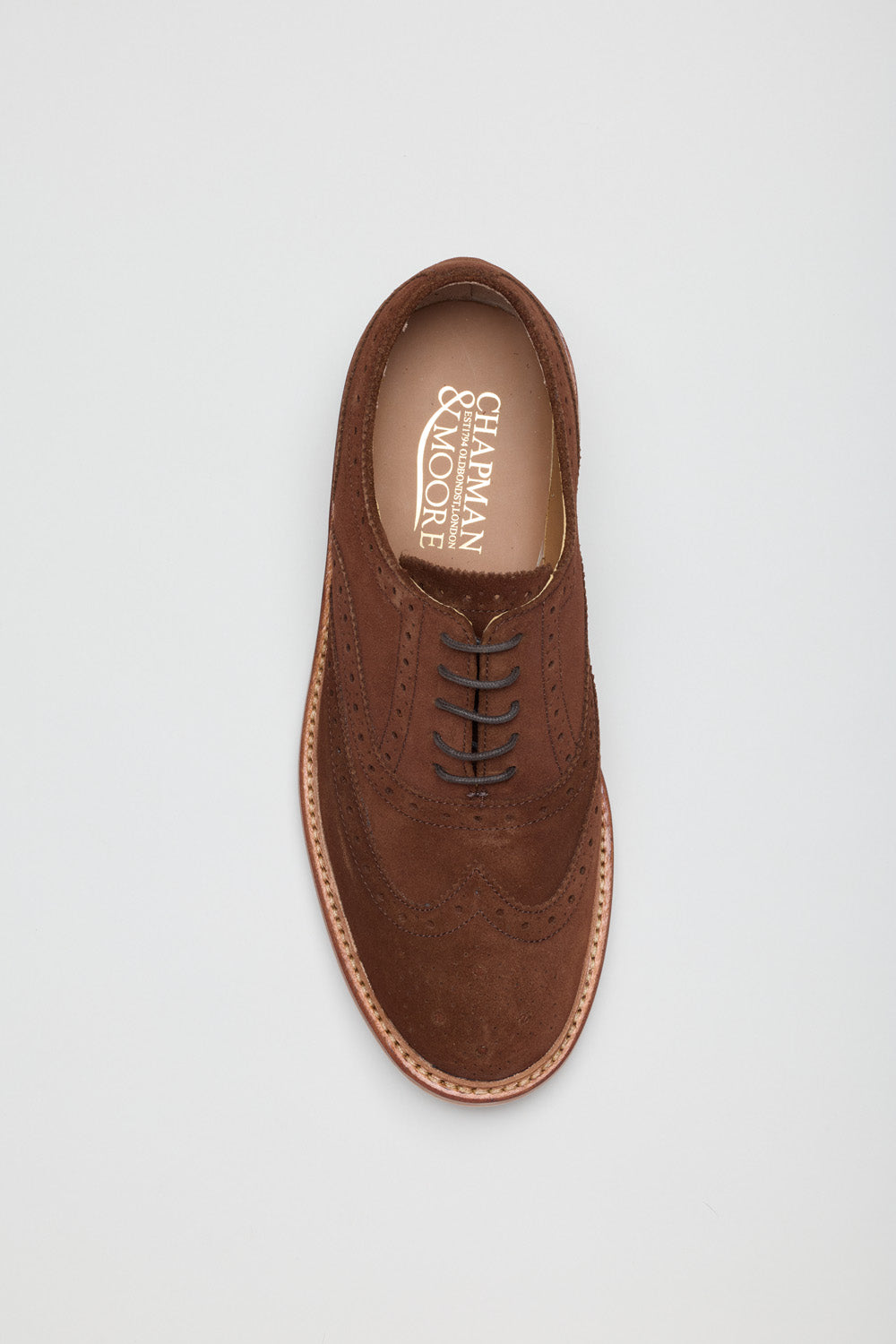 Light brown suede
